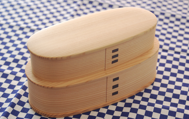 A Japanese Traditional Lunch Box “Magewappa”