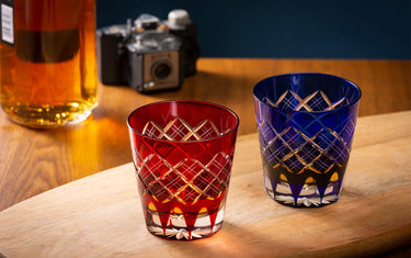 Discover the beautiful Japanese glassware "Edo Kiriko"