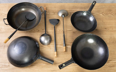 Yamada Kogyosho woks and ladles