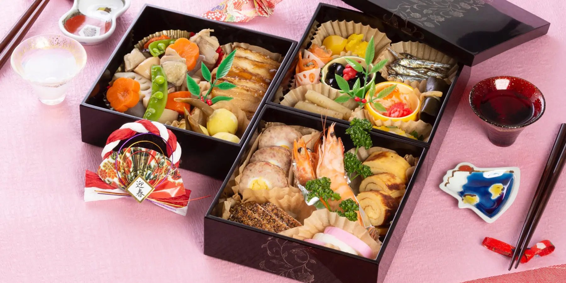 BENTO BOX/JUBAKO scatola giapponese da Bento laccata rossa