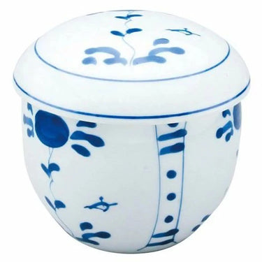EBM Reinforced Porcelain Chawanmushi Cup with Lid Sometsuke-Souka