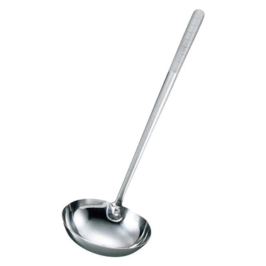 EBM Stainless Steel Oval Wok Ladle (Hoak) Blast Finish