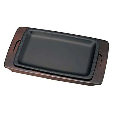 Ikeda Cast Iron Square Sizzler Platter Arabesque