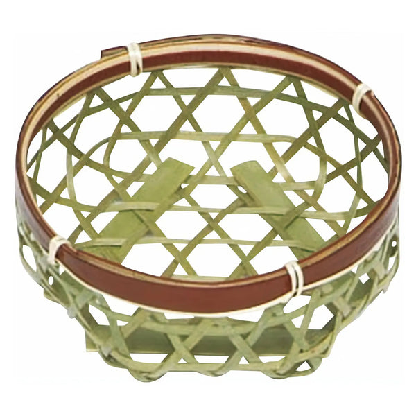 MANYO Bamboo Small Serving Basket Round Globalkitchen Japan