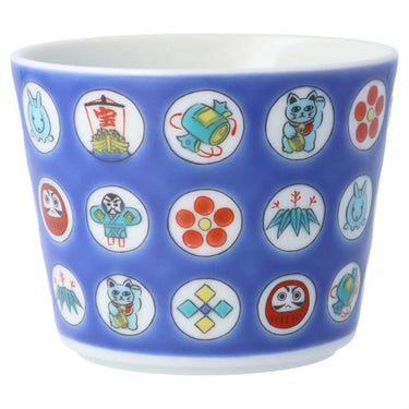 Seikou Kissho Kutani Porcelain Cup Marumon-Houmon
