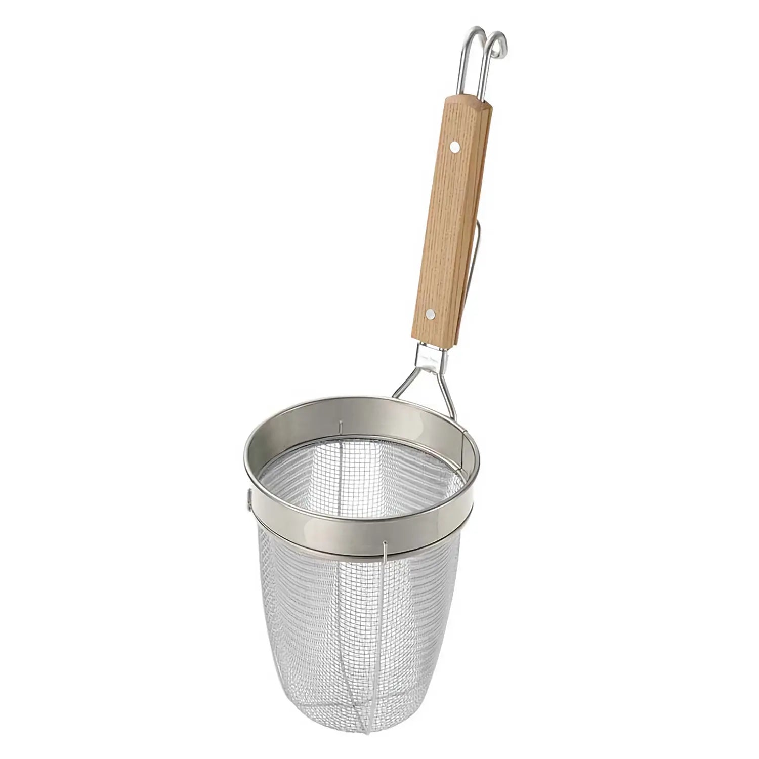 Three Snow Stainless Steel Ramen Tebo Noodle Strainer Extra Rim Three Snow Stainless Steel Ramen Tebo Noodle Strainer Extra Rim