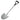 Takeda Stainless Steel Shovel Spoon Black