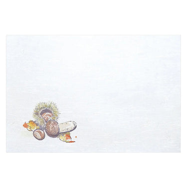 Yamacoh Washi Paper Placemat Matsutake and Chestnuts 100-Count