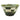 EBM Porcelain Tempered Donburi Bowl Oribe-ichimatsu 16.7cm