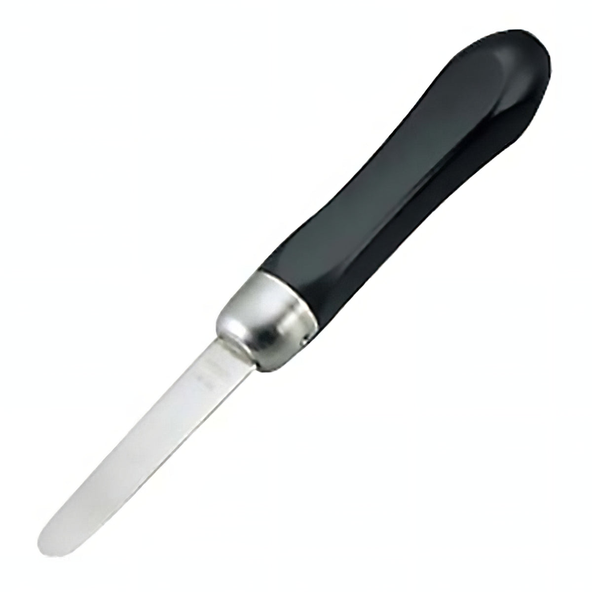 EBM Stainless Steel Ark Shell Knife with Black Handle
