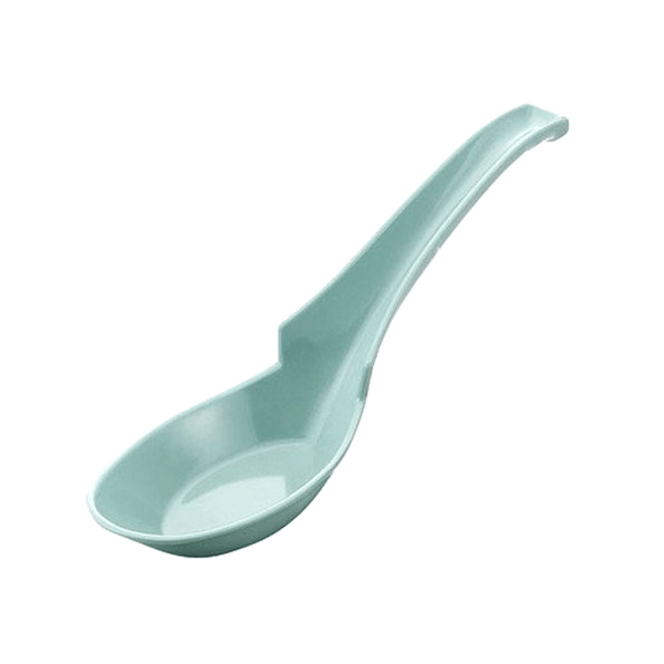 Entec Melamine Renge Soup Spoon with Hooked Handle 16cm (3 Colours) White / Single Renge Spoons