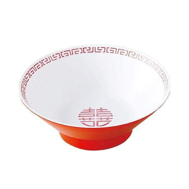 Entec Zuishou Melamine Double Happiness Ramen Noodle Bowl 920ml Bowls