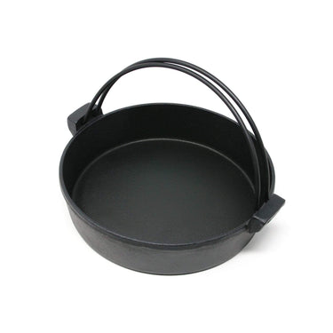 Ikenaga Induction Cast-Iron Sukiyaki Pan with Double Carrying Handles Sukiyaki Casserole