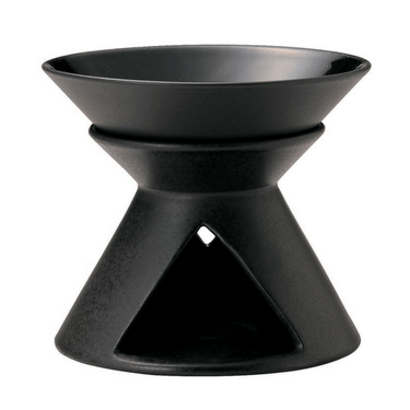 M.Style Luce Hand-Finished Stoneware Bagna Cauda Fojot Small Fondue Pot (4 Colours) Black Fondue Pots