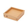 Miranda Style Omoeraku Handcrafted Japanese Cedar Square Saucer S (89x89mm) Plates