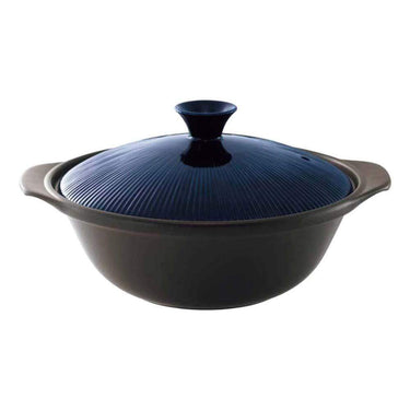 MIYAWO サーマテック 直火土鍋 6.5号 ブルー Donabe Casserole Dishes
