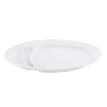 Porcelain Divided Gyoza Plate 23cm Plates