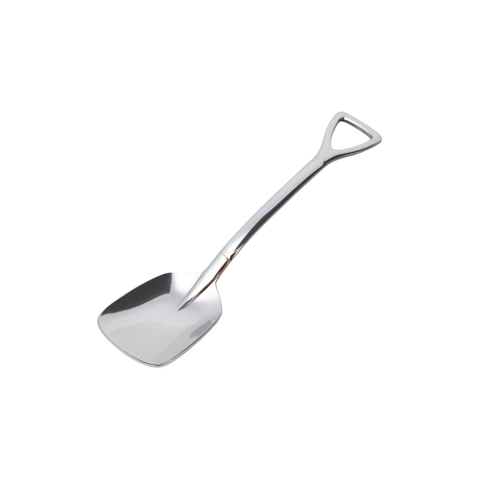Takeda Garden Shovel Shaped Stainless Steel Ice Cream Spoon 11.5cm (Square Head) (Mirror Finish) Loose Cutlery