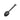 Takeda Stainless Steel Spanner shaped Black Spoon Spoon
