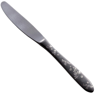Todai Rikyu Black Rose Pattern Dessert Knife Dessert Knives