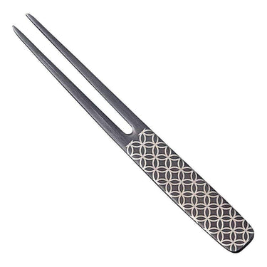 Todai Rikyu Black Stainless Steel Cocktail Stick Kanzashi Shichiho Cocktail Sticks