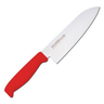 Tojiro Color MV Santoku with Elastomer Handle (6 Colours) Red Santoku Knives