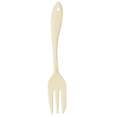 Wada ホーローカトラリー リーフ (アイボリー) ケーキフォーク Forks