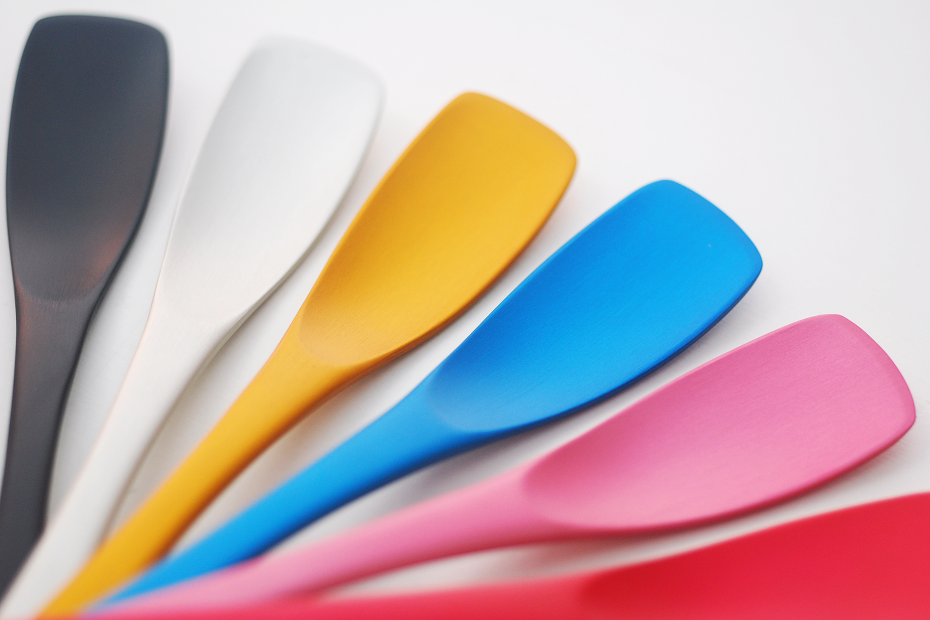 Silicone Spatulas and Stainless Steel Cookie Scoop Set, Multicolor