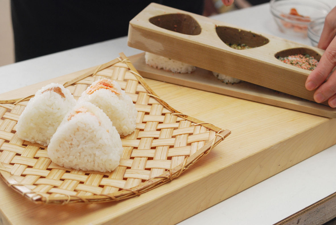 Authentic Onigiri Rice Ball Made with a Mold