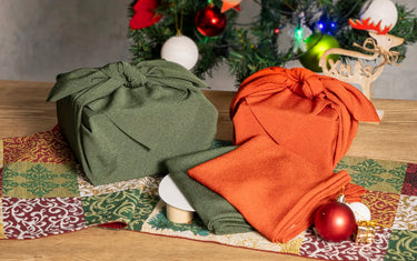 Gifts wrapped in furoshiki