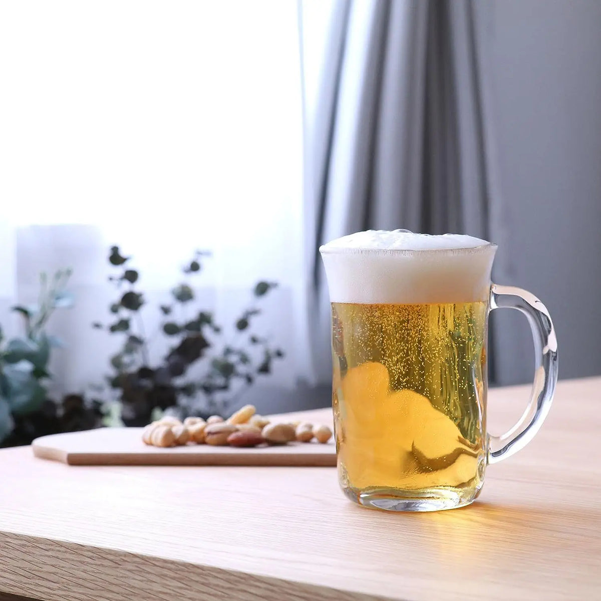 ADERIA Tebineri Soda-Lime Glass Beer Mug Set of 3 - Globalkitchen Japan