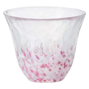Aderia Tsugaru Vidro Sakura Sakura Soda-Lime Glass Sake Cup