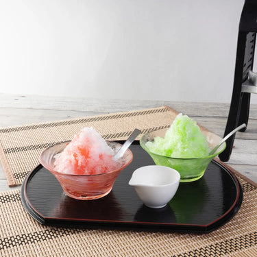 Aderia Tsugaru Vidro Soda-Lime Glass Shaori Medium Bowl Pink