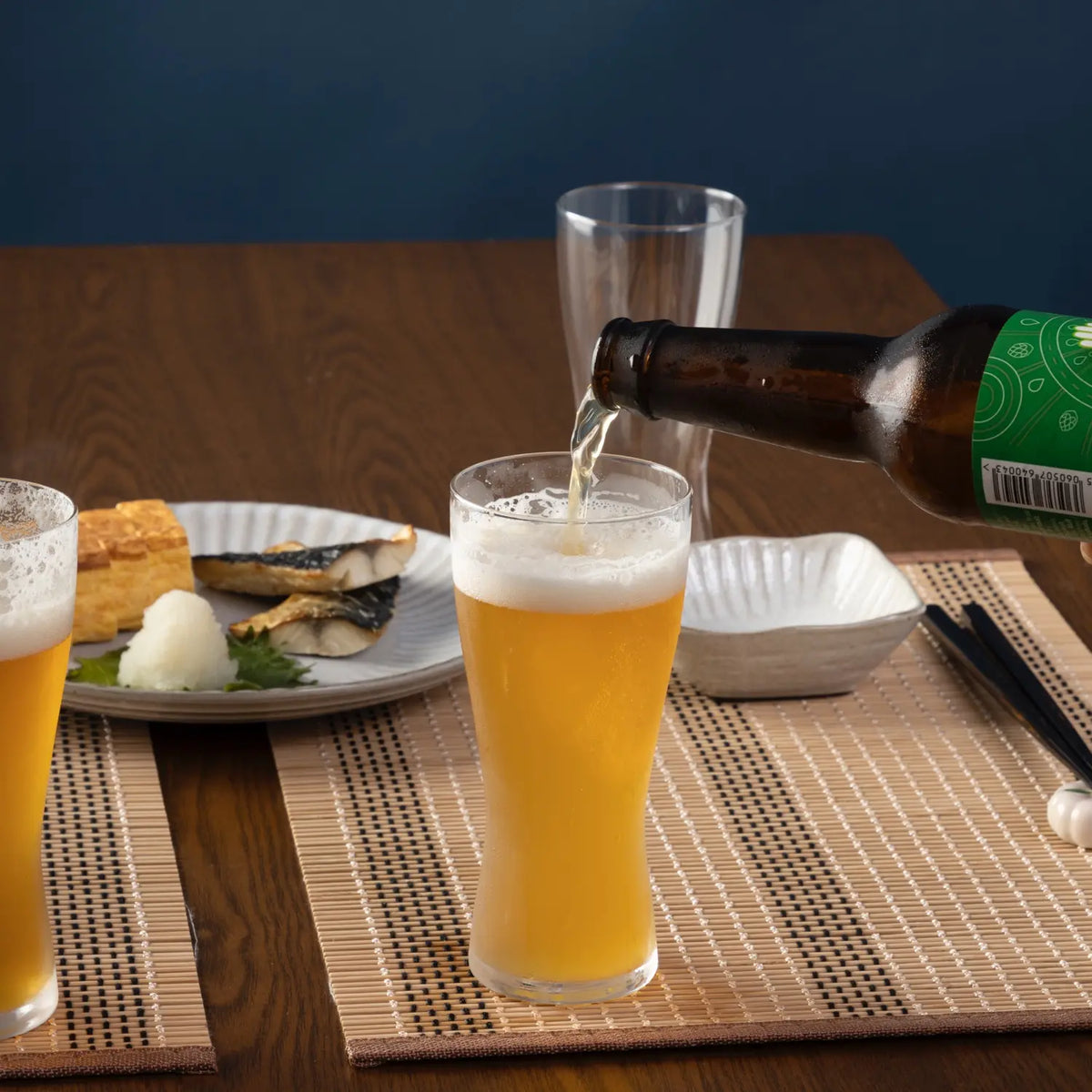 ADERIA Usubuki Soda-Lime Glass Beer Glass Set of 3