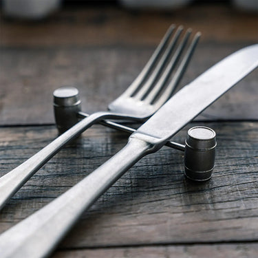 Aoyoshi Vintage Stainless Steel Cutlery Rest Barrel