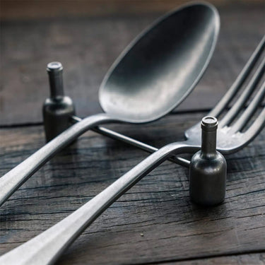 Aoyoshi Vintage Stainless Steel Cutlery Rest Bottle