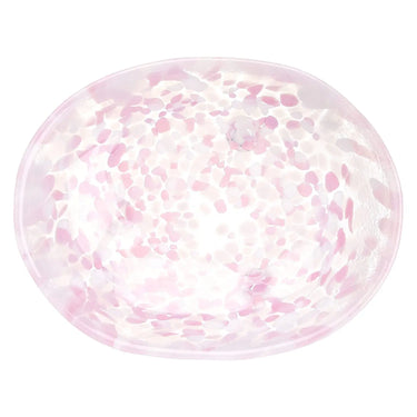 Aderia Tsugaru Vidro Sakura Sakura Soda-Lime Glass Mamebachi Tiny Bowl