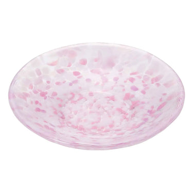 Aderia Tsugaru Vidro Sakura Sakura Soda-Lime Glass Mamezara Small Plate