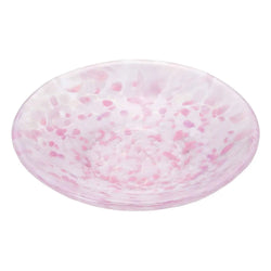 Aderia Tsugaru Vidro Sakura Sakura Soda-Lime Glass Mamezara Small Plate