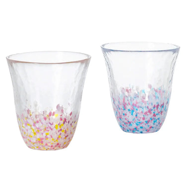 Aderia Tsugaru Vidro Sakura Sakura Soda-Lime Glass Pair 320ml