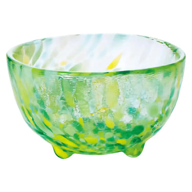 Aderia Tsugaru Vidro Glass Footed Guinomi Sake Cup 50ml