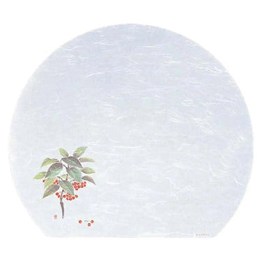 Artec Washi Paper Half Moon Placemat Coralberry 100 Sheets