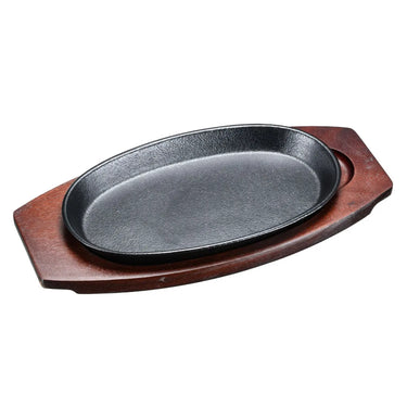 Asahi Cast Iron Oval Sizzler Platter