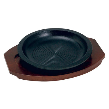 Asahi Chuzo Cast Iron Power Plate Deep Sizzler Platter