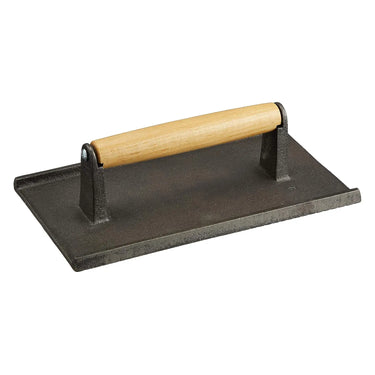 Asahi Chuzo Cast Iron Rectangular Bacon Press Checkered