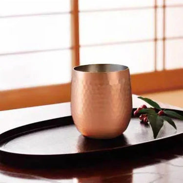 Asahi Copper Rocks Glass 340ml 2-Piece Set