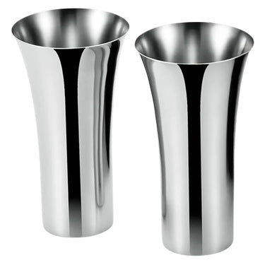 Asahi Stainless Steel Beer Glass 380ml 2 pcs