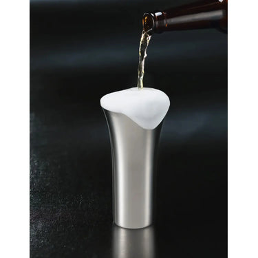 Asahi Stainless Steel Beer Glass 380ml 2 pcs