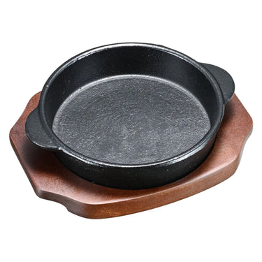 Asahi Chuzo Cast Iron Round Sizzler Platter