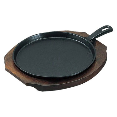 Asahi Chuzo Cast Iron Sizzler Platter with Handle